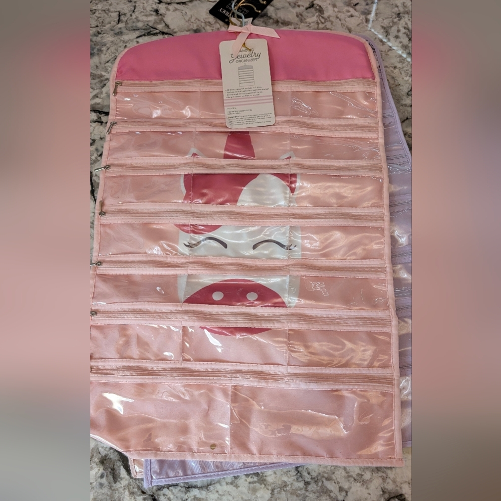 Pink Unicorn Storage Organizer